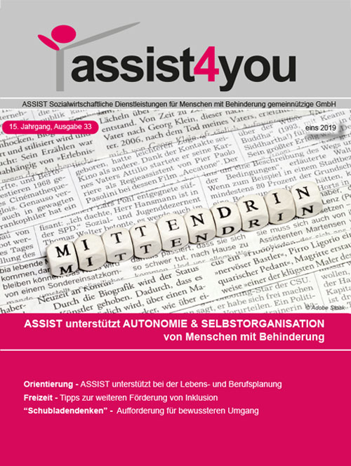 Cover der Zeitschrift assist4you